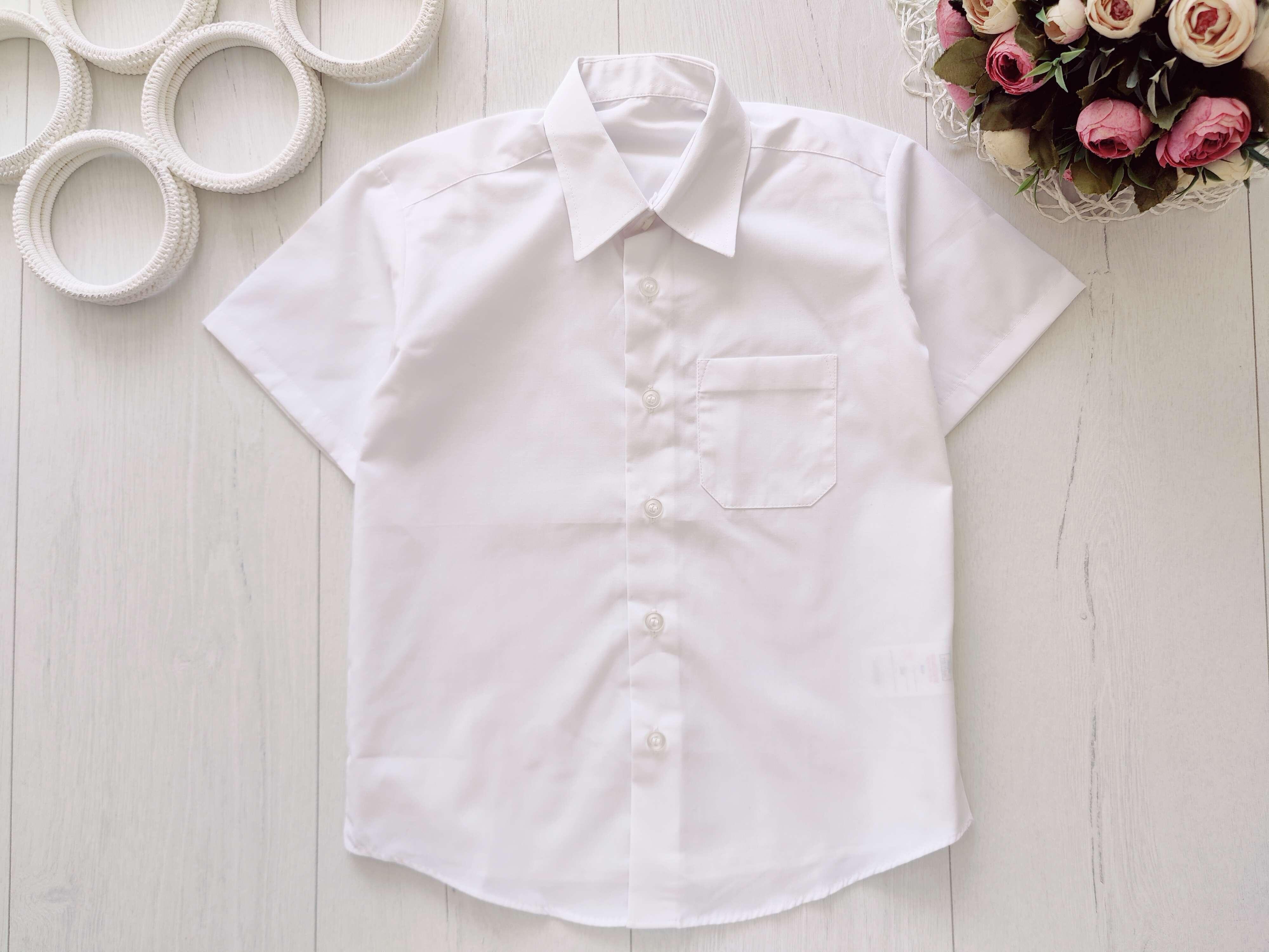 5,6 років, зріст 110,116 Нова біла сорочка